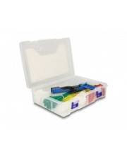 Delock Kabelbinder - Sortimentsbox mit Kabelbindern - weiß, Gelb, Rot, grün (Pac