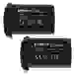 EXTENSILO 2x Akku Ersatz für Canon LP-E4, LP-E4N für Kamera (2600mAh, 11,1V, Li-Ion)