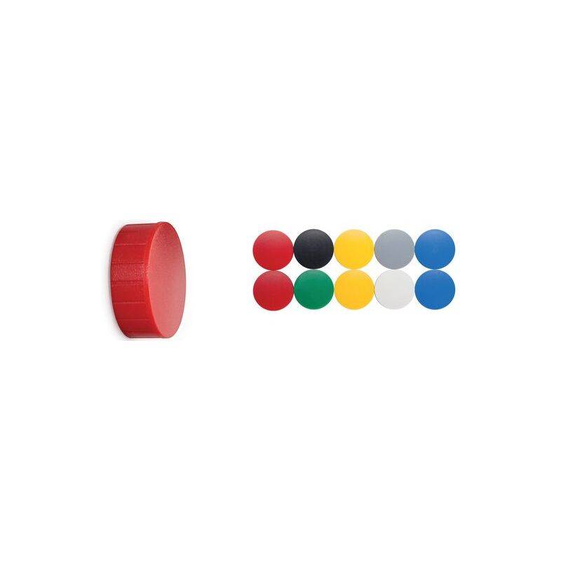MAUL Haftmagnet MAULsolid, Durchm.: 38 mm, 2,5 kg, weiß