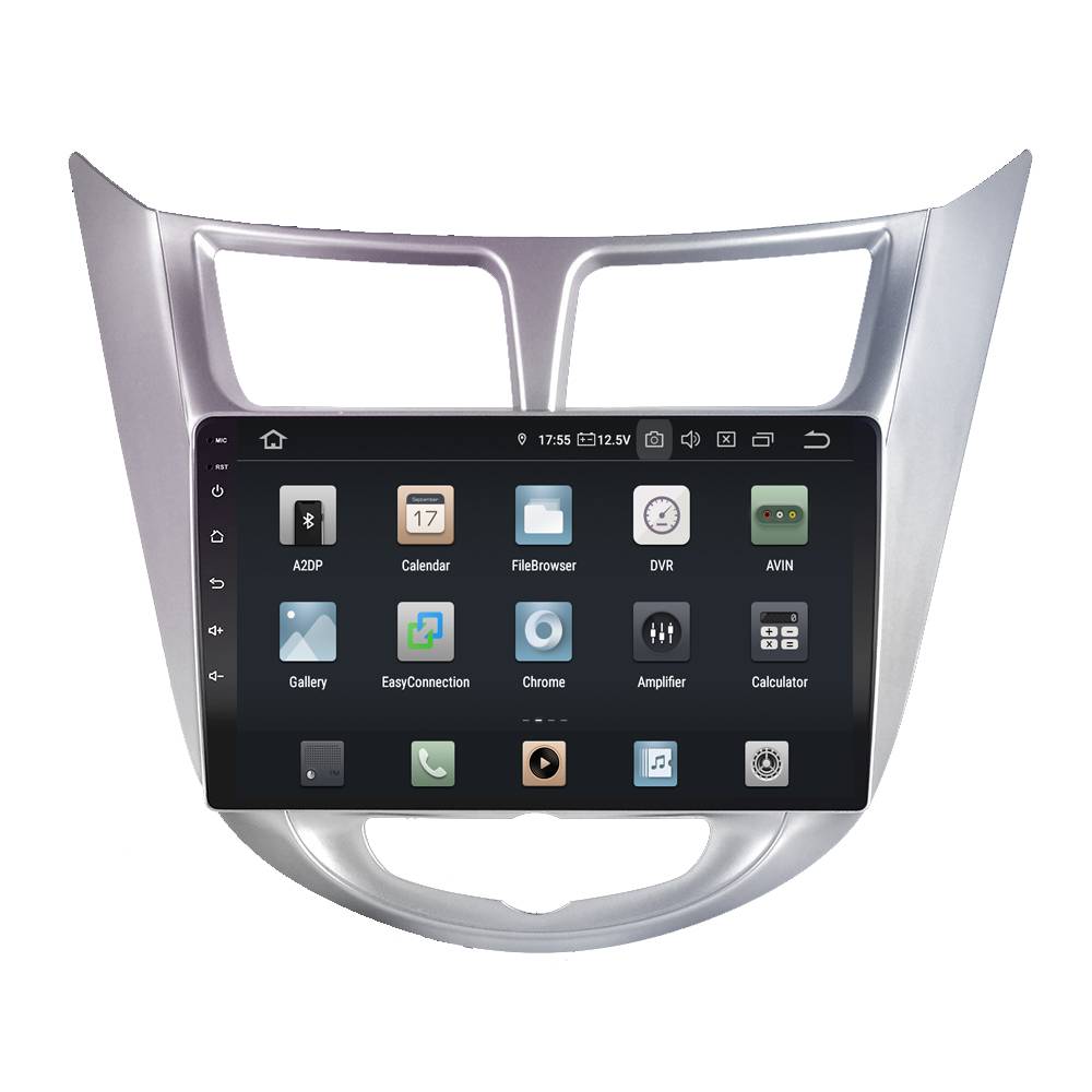 Für Hyundai Solaris Accent Verna 9" Touch Android Autoradio GPS Navi CarPlay