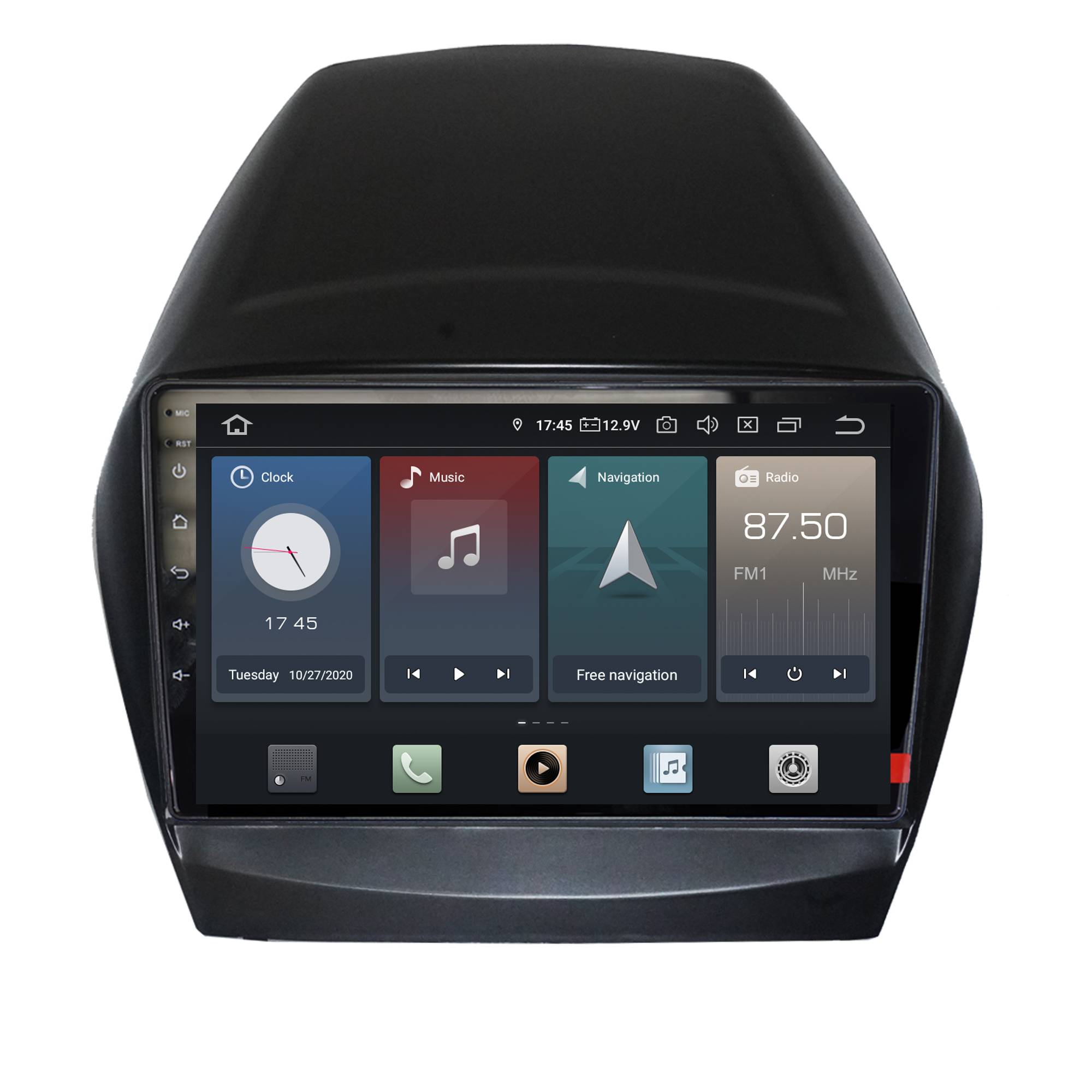 Für HYUNDAI iX35 Tucson 9" Touchscreen Android Autoradio GPS Navigation CarPlay