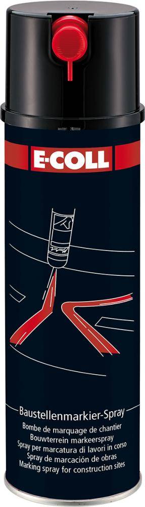 Baustellenmarkierspray 500ml schwarz