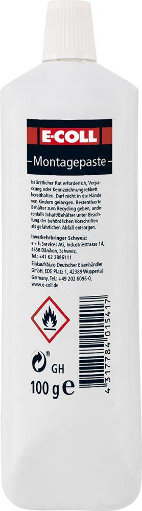 Montagepaste 100g Tube E-COLL - Artikel: 4317784015417