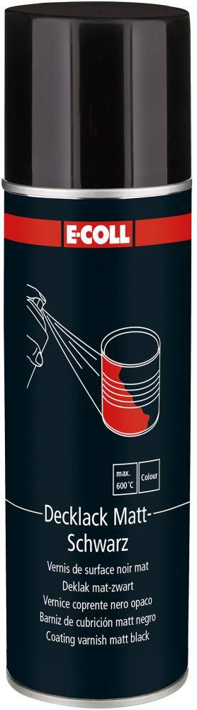 Decklack 400ml schwarz-matt