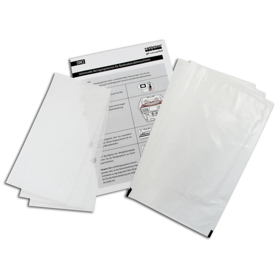 Reinigungskarten für Banknotenzählmaschinen