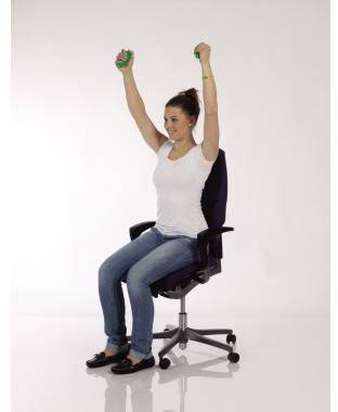 TOGU Ergonomiehandtrainer Brasil 470636 11x5cm grün 2St./Pack.