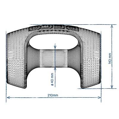 Beco Aqua-Jogging-Hanteln BeBell Größe S, 21x14 cm