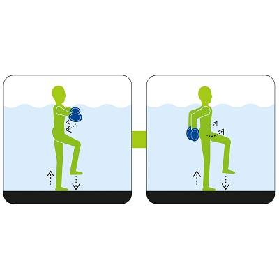 Beco Aqua-Jogging-Hanteln BeBell Größe S, 21x14 cm