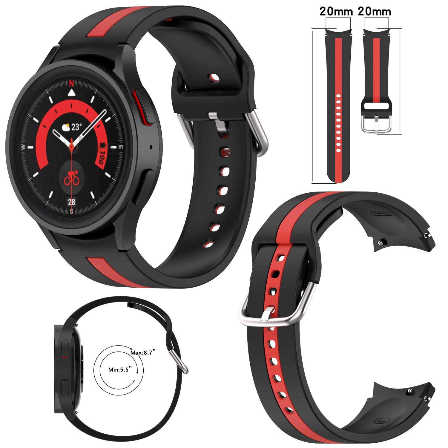 Für Samsung Galaxy Watch FE 6 5 4 Normal Pro Classic Silikon Armband