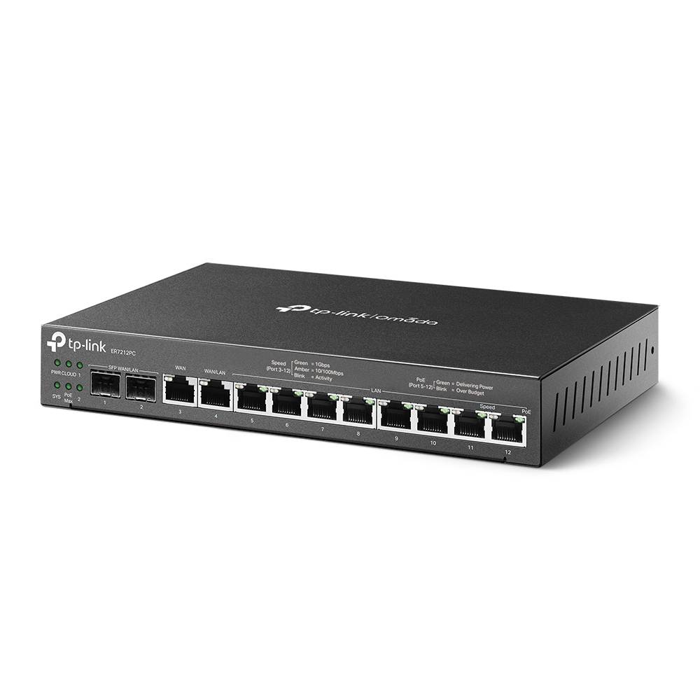 Omada ER7212PC V1 Router 8-Port Switch Verkabelung