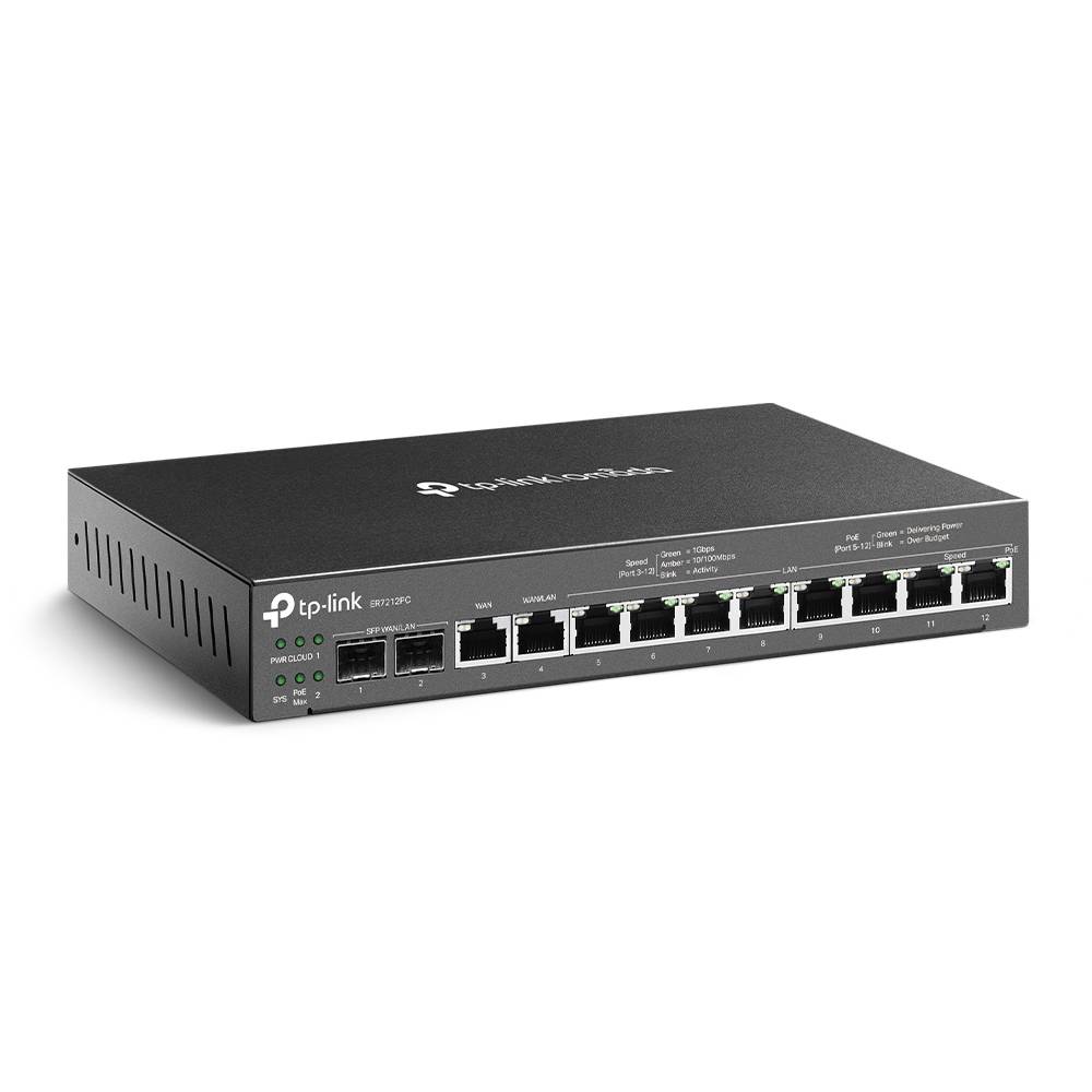 Omada ER7212PC V1 Router 8-Port Switch Verkabelung