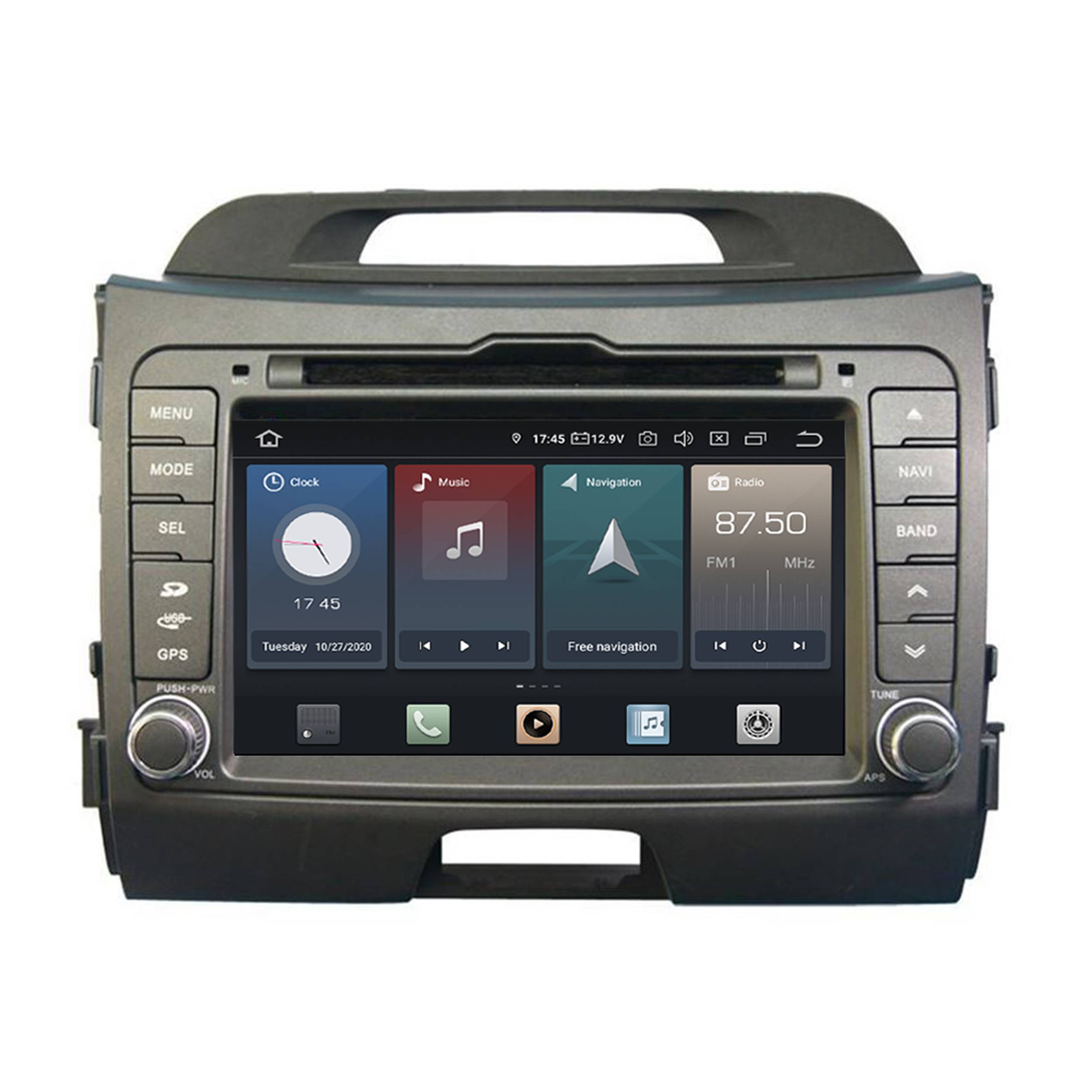 Für Kia Sportage III 8" Touchscreen Android Autoradio DVD GPS Navigation CarPlay
