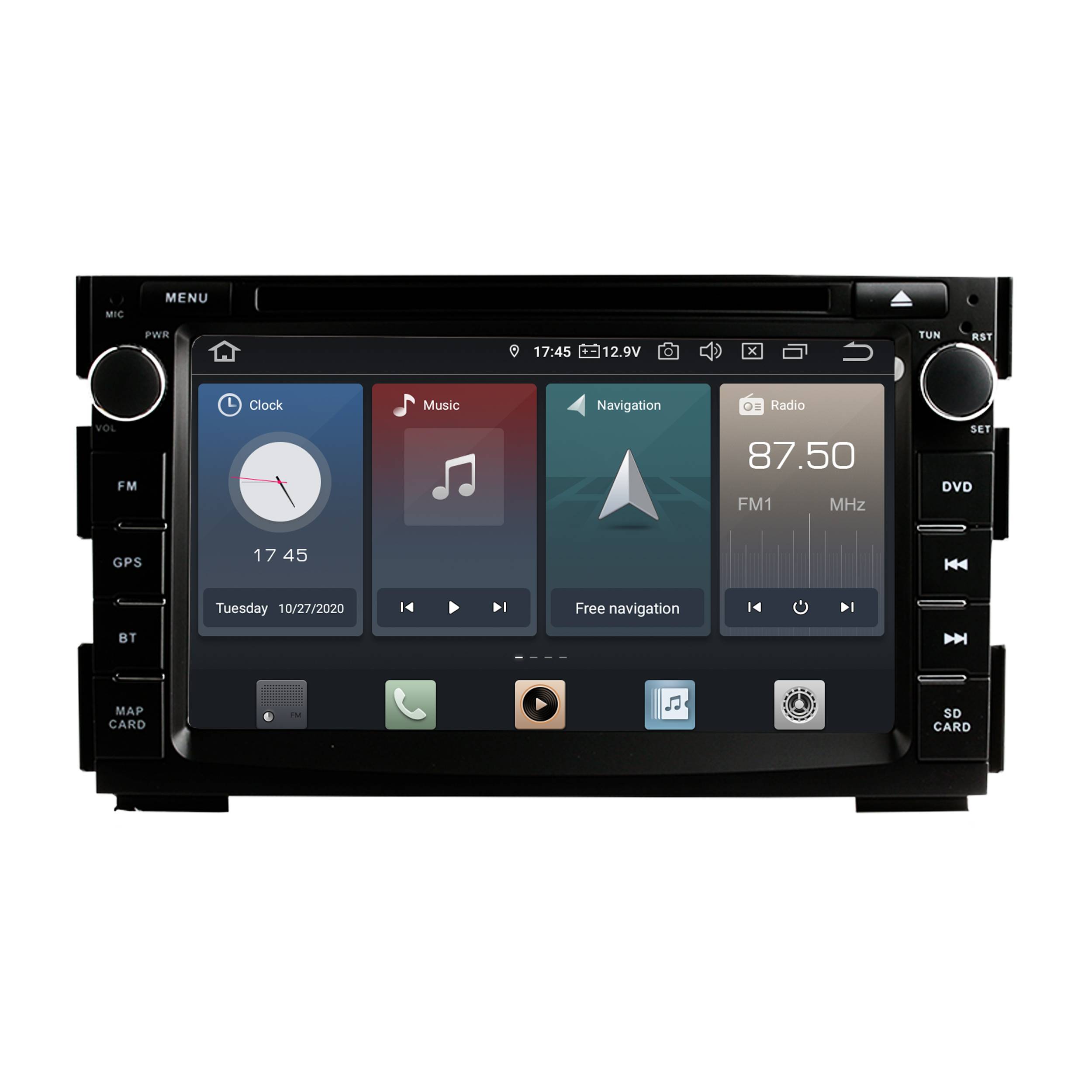 Für Kia Cee'd Venga 7" Touchscreen Android Autoradio DVD GPS Navi CarPlay