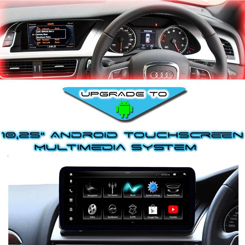 Für Audi A4 A5 Concert Symphony RHD 10,2" Touchscreen Android Navi GPS CarPlay