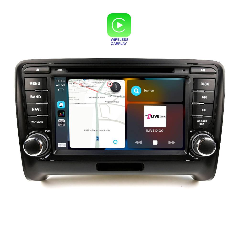 Für Audi TT 8J RNS 7" Touchscreen Android Autoradio Carplay GPS Navigation DVD