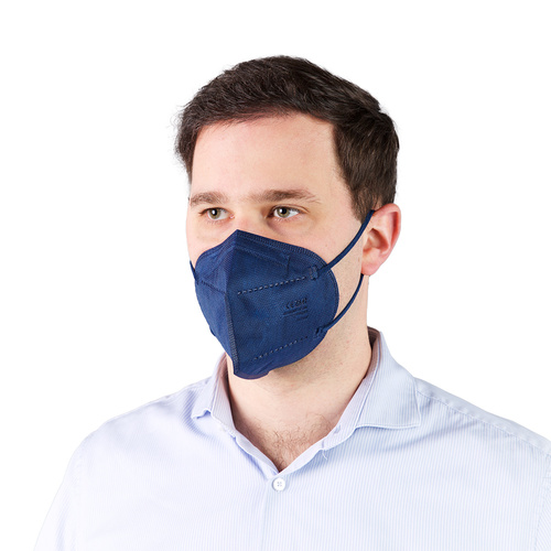 ETERNASOLID Mundschutz Atemschutzmaske FFP2, blau, 10 Stück/Box