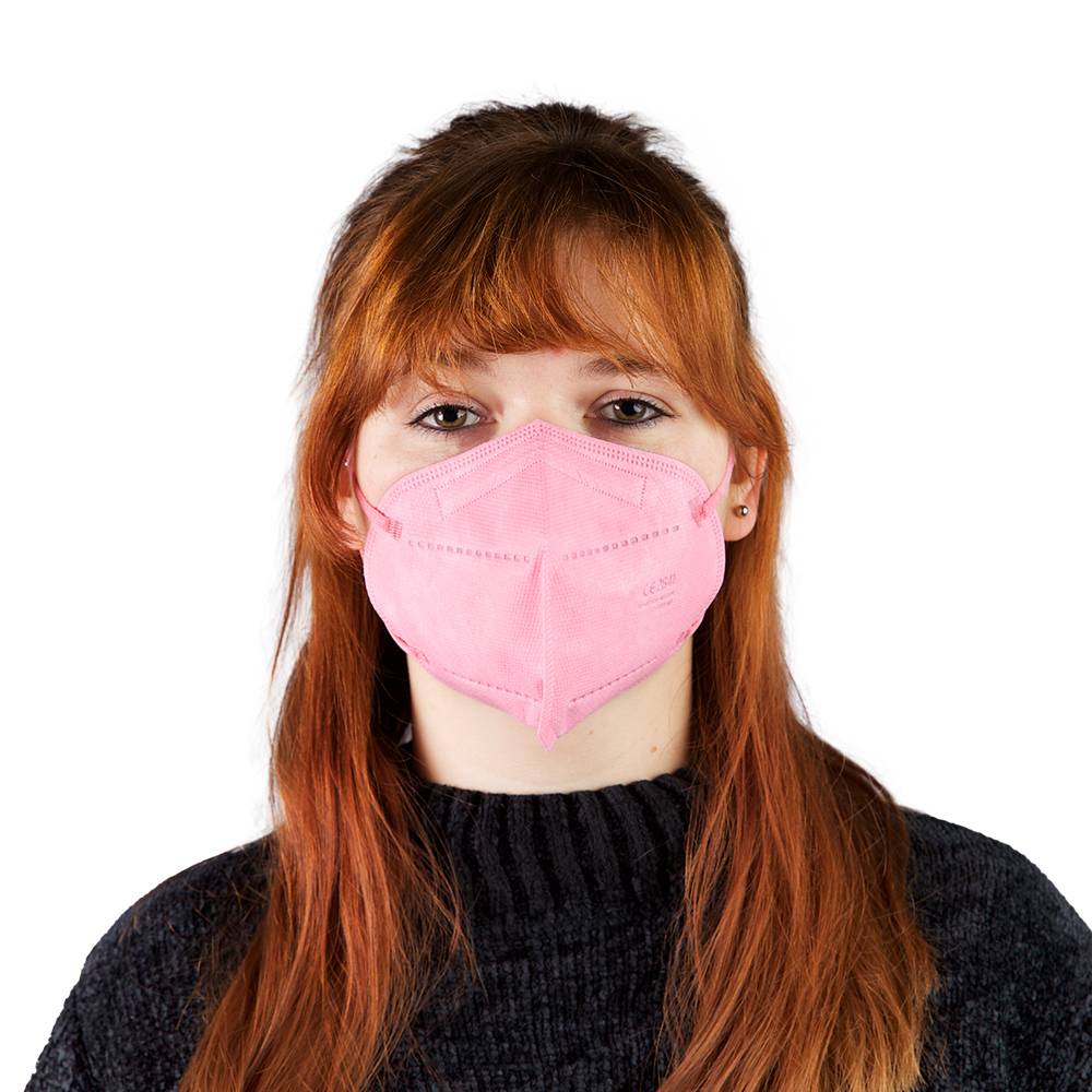 ETERNASOLID Mundschutz Atemschutzmaske FFP2, pink, 10 Stück/Box