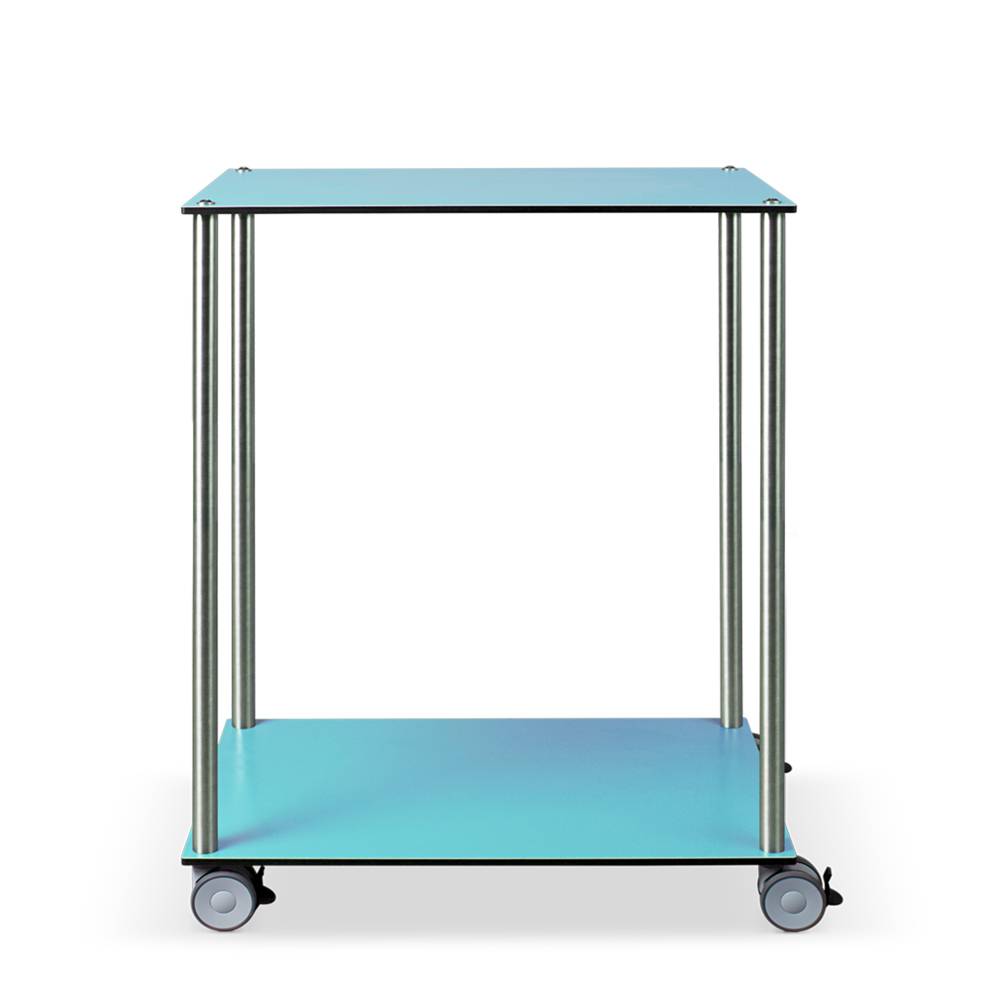 ETERNASOLID MULTICART Etagenwagen W22 mit 2 Böden, blau, 70 x 45 x 92 cm (BxTxH)