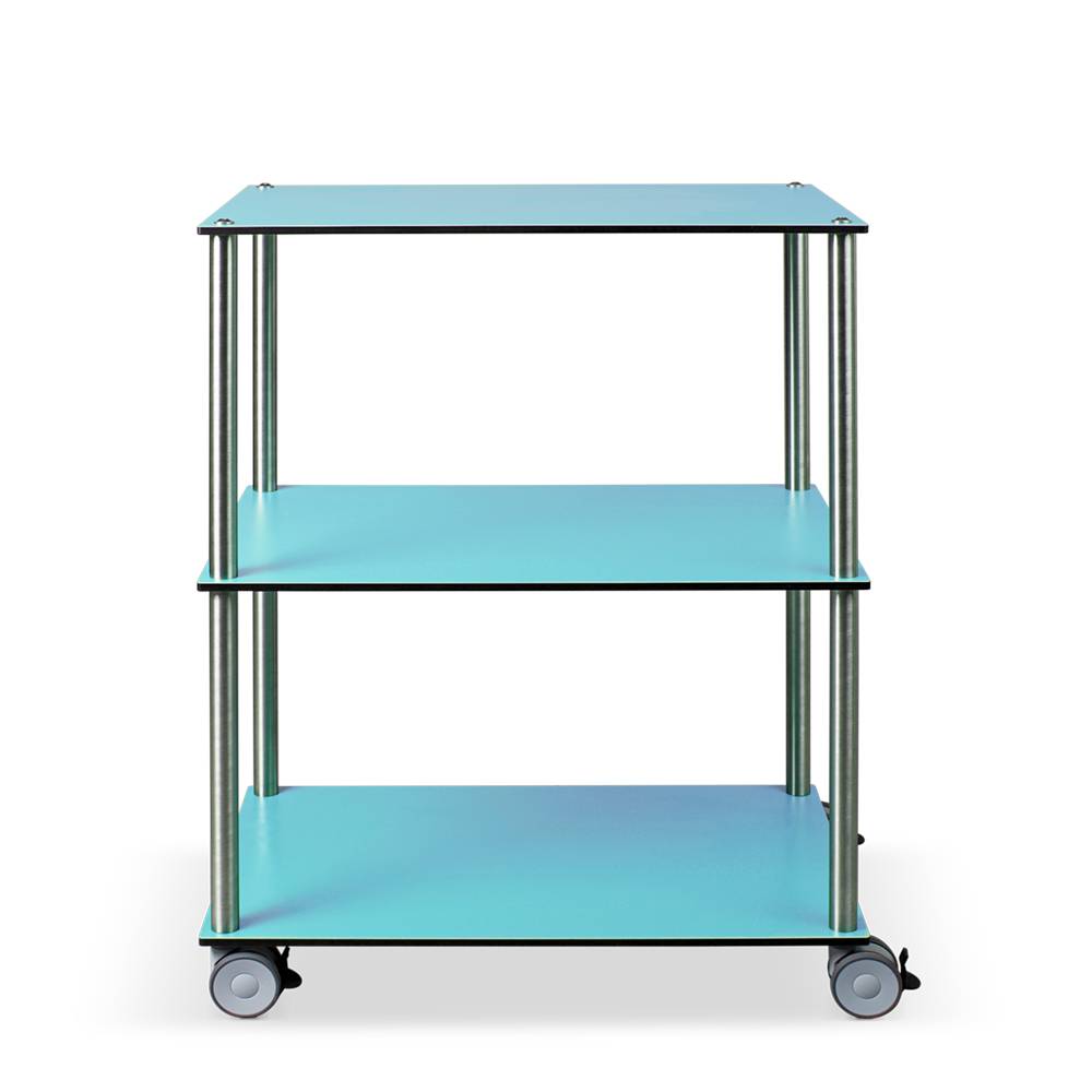 ETERNASOLID MULTICART Etagenwagen W23 mit 3 Böden, blau, 70 x 45 x 92 cm (BxTxH)