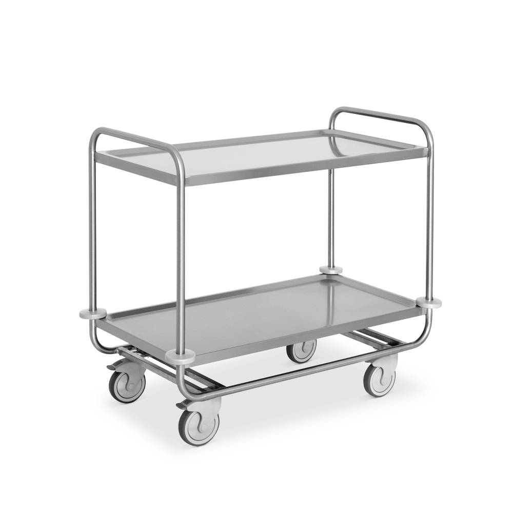 ETERNASOLID Schwerlastwagen Potency 120 x 60 cm (BxT), fest verschweißt, schallgedämpft, 2 Böden