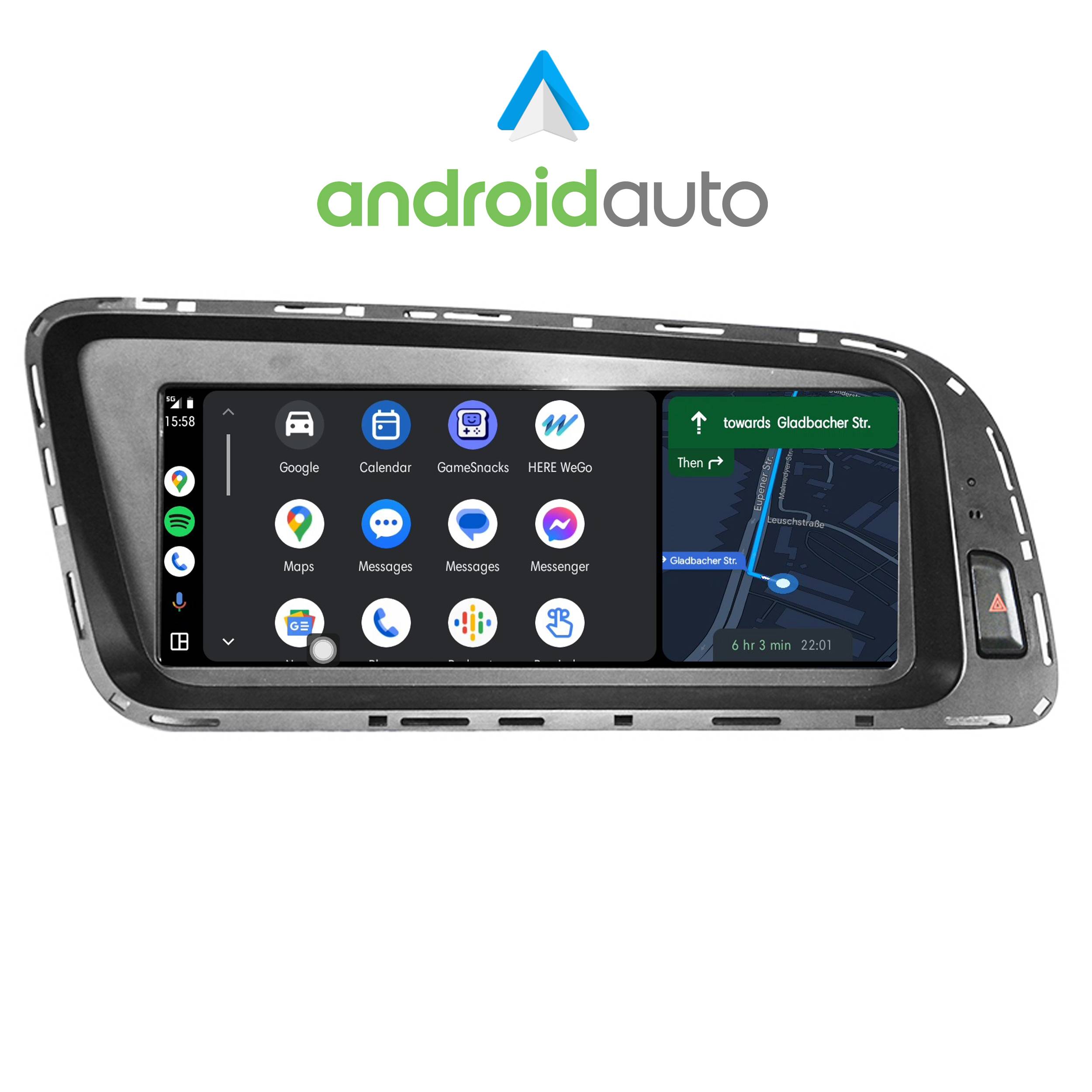 Für Audi Q5 SQ5 8R Concert/Symphony 8.8" Touchscreen Android GPS Navi CarPlay