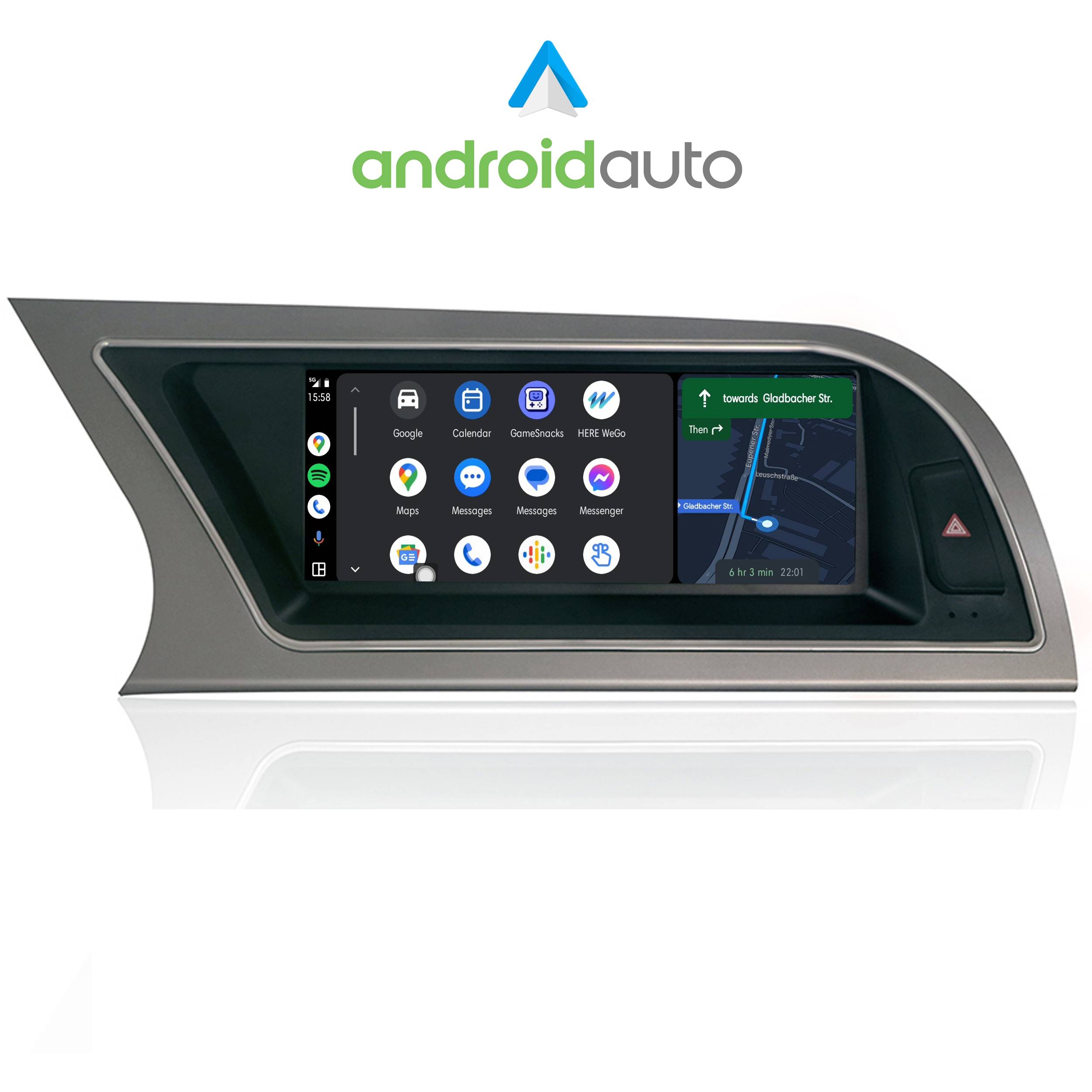 Für Audi A4 S4 Concert/Symphony 8.8"Touchscreen Android GPS Navigation CarPlay