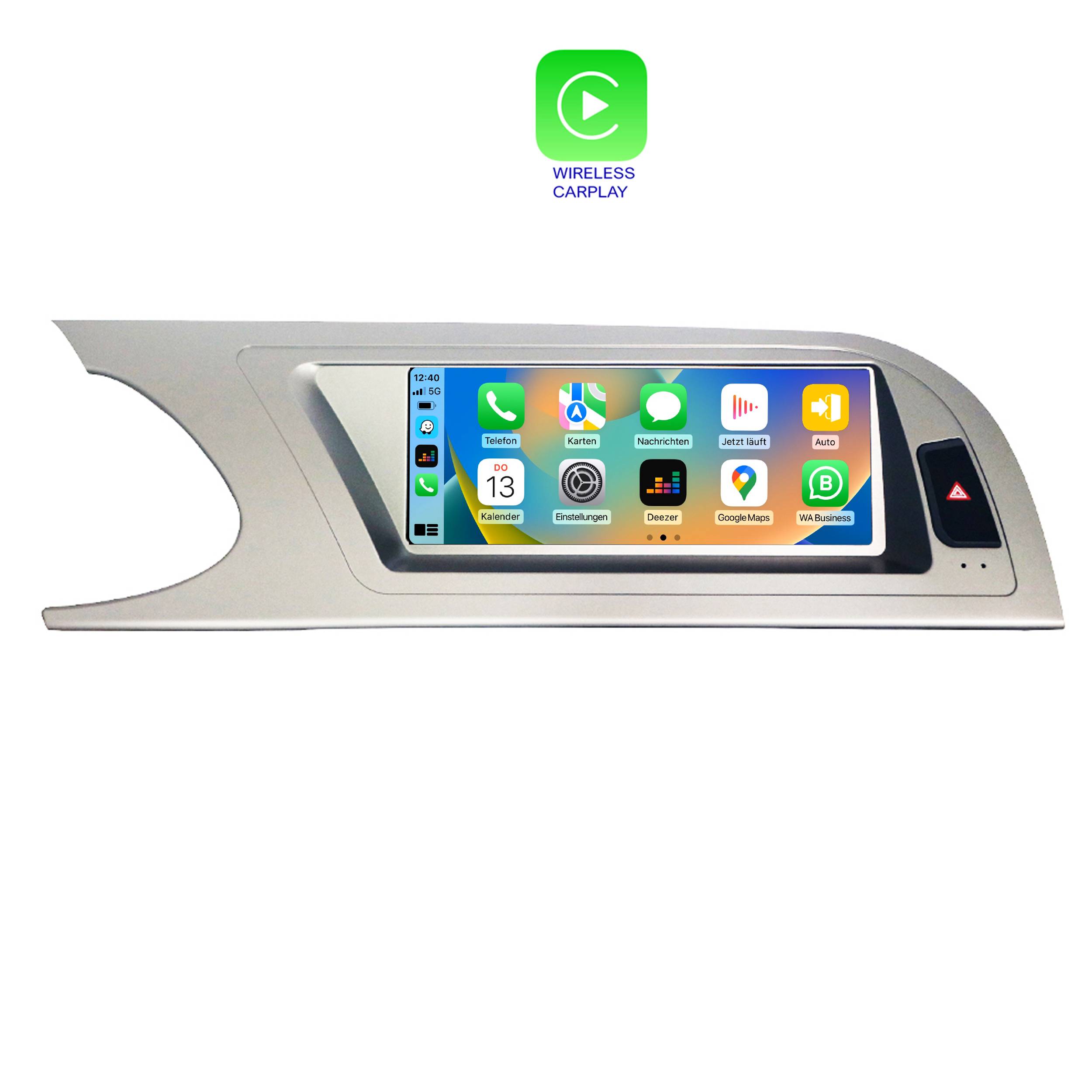 Für Audi A4 S4 07-11 Concert/Symphony 8.8" Touchscreen Android GPS Navi CarPlay