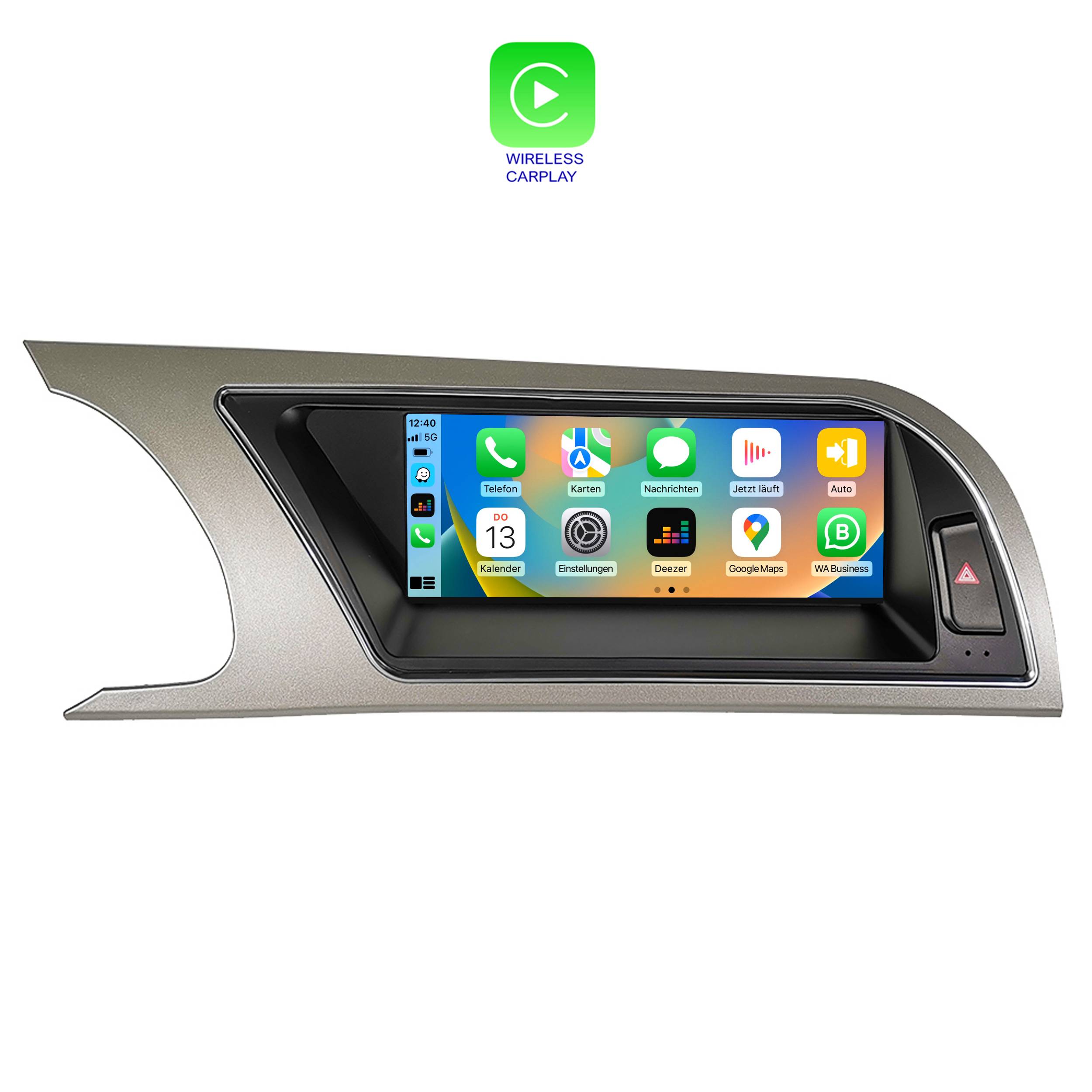 Für Audi A5 S5 8T 8F Concert/Symphony 8.8" Touchscreen Android GPS Navi CarPlay