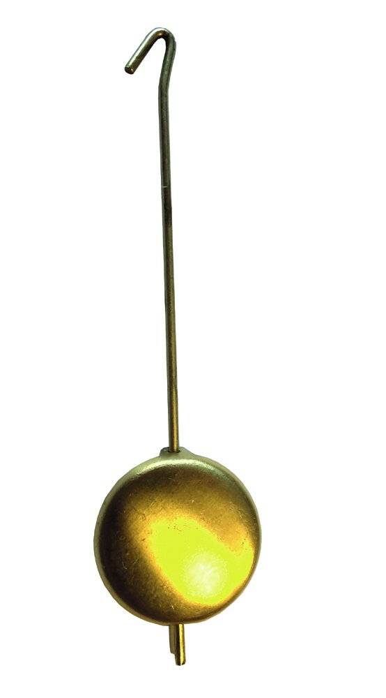 Wintermantel Mechanik-Jockelependel Messing gelb mattiert; L:32mm, Ø:16mm