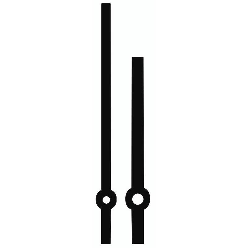 SELVA Zeigerpaar Euronorm Balken schwarz Minutenzeiger-L:140mm