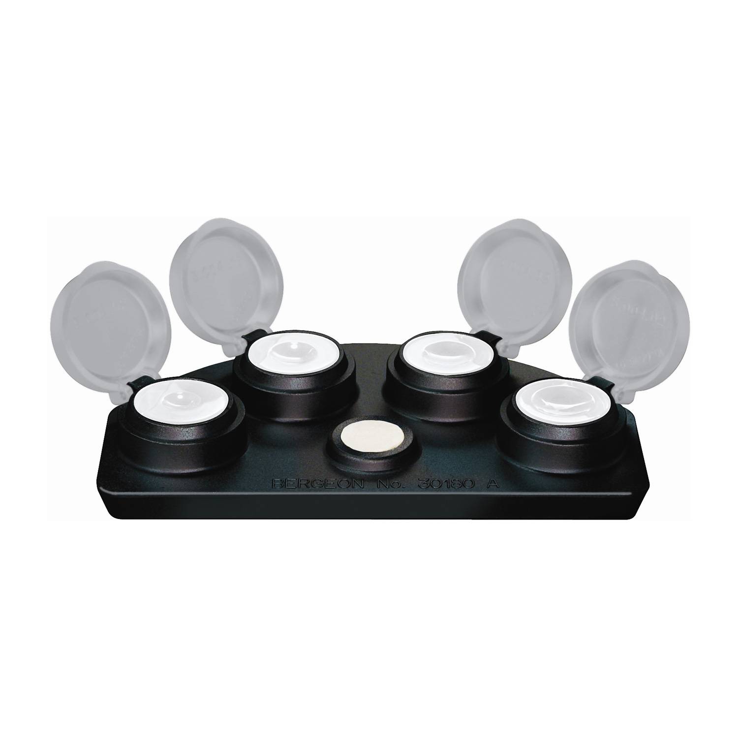 Bergeon 30180-A-C2 Ölbehälter, Ölblock, 4 Ölnäpfchen, zum Befüllen