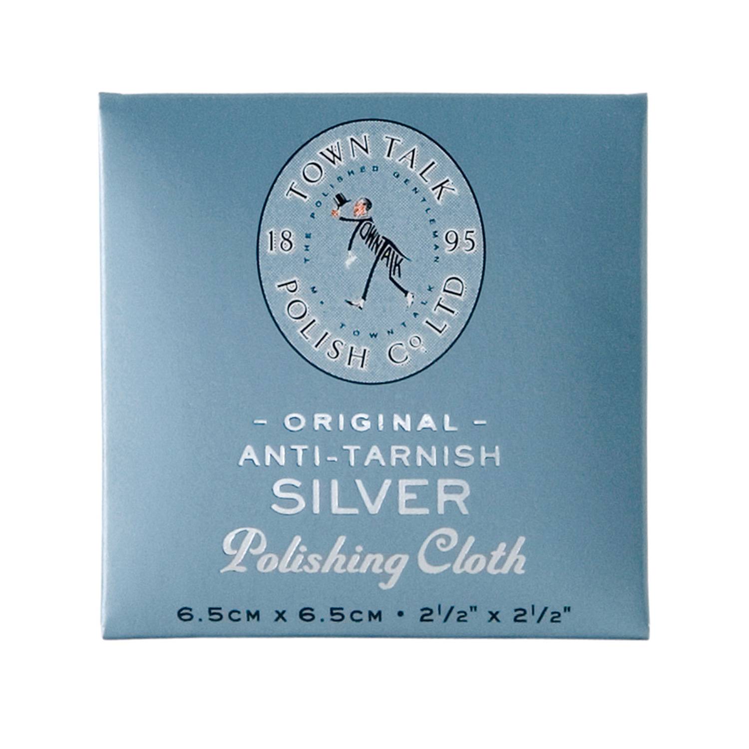 Town Talk Dinky Silber Poliertuch, 6,5 cm x 6,5 cm