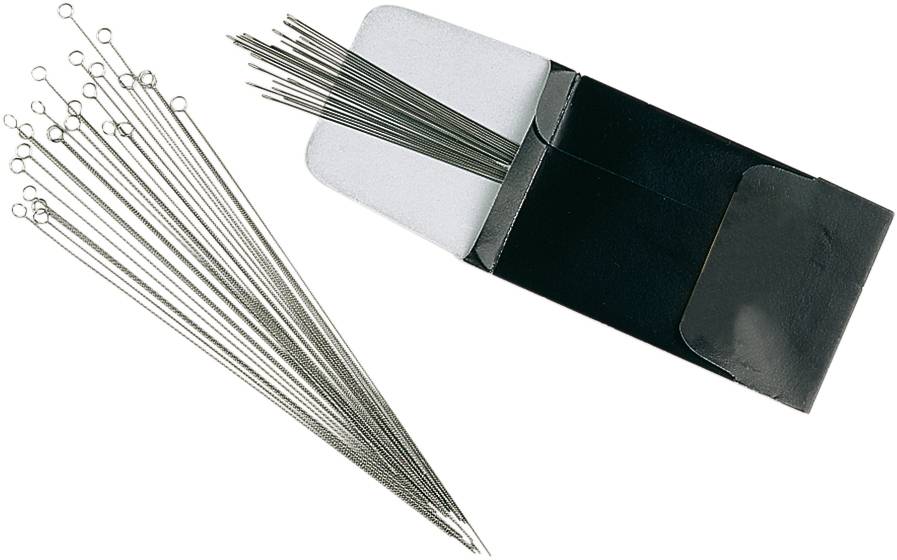 SELVA Aufziehnadel Edelstahl 0,24mm mit runder Öse gedreht