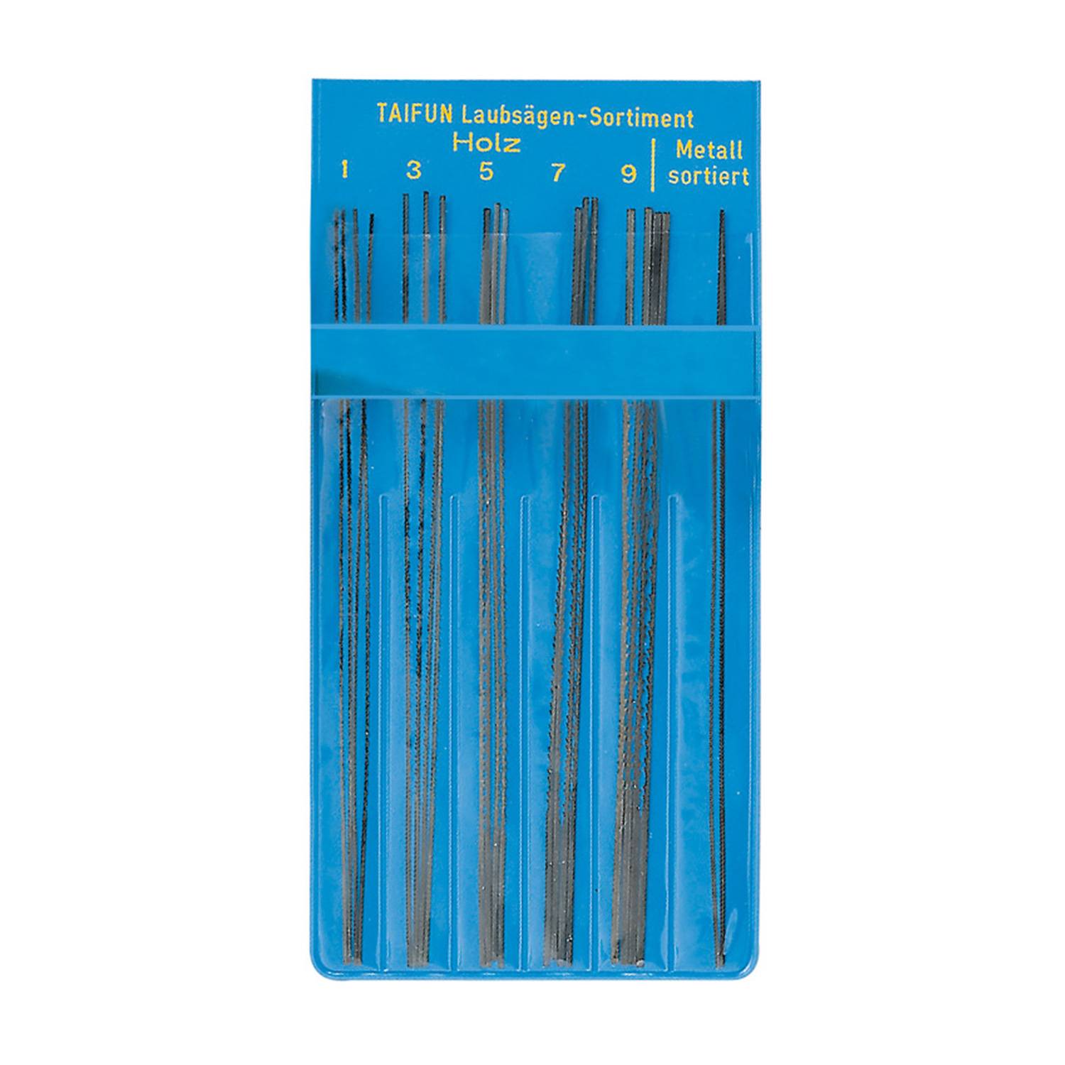 SELVA Laubsägeblätter, 22 Sägeblätter, 13 cm lang, für Metall und Holz