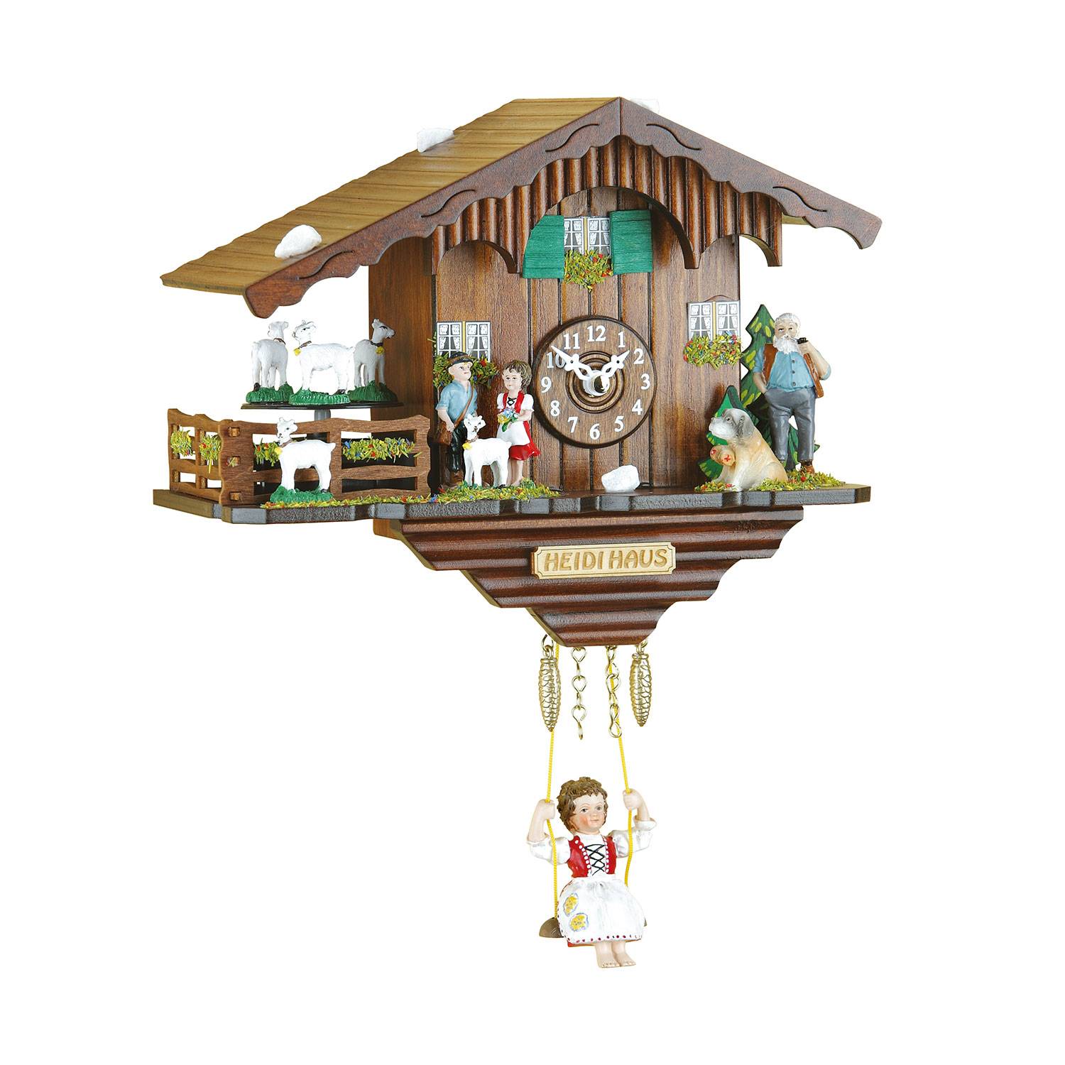 SELVA Kuckucksuhr Heidi-Haus