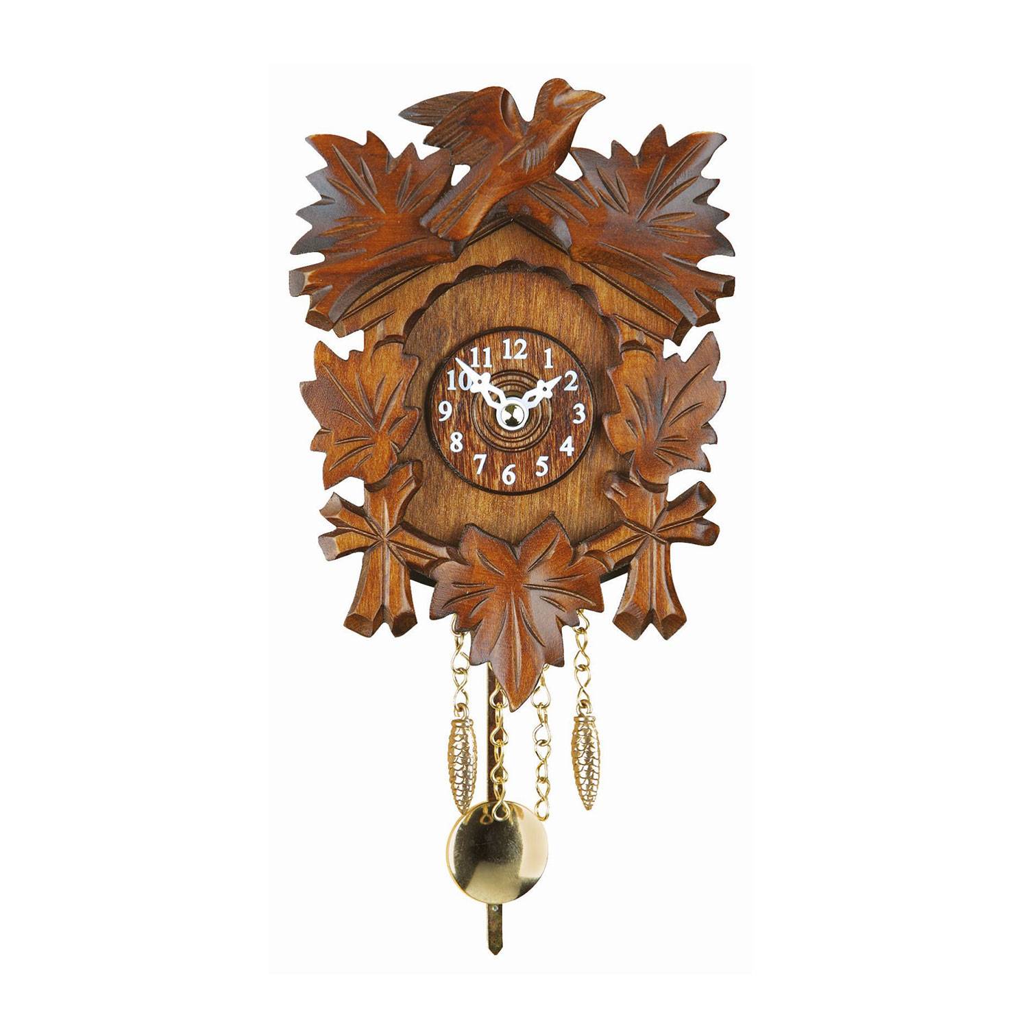 SELVA Kuckucksuhr Laubingen mit 12 Melodien und Kuckucksruf