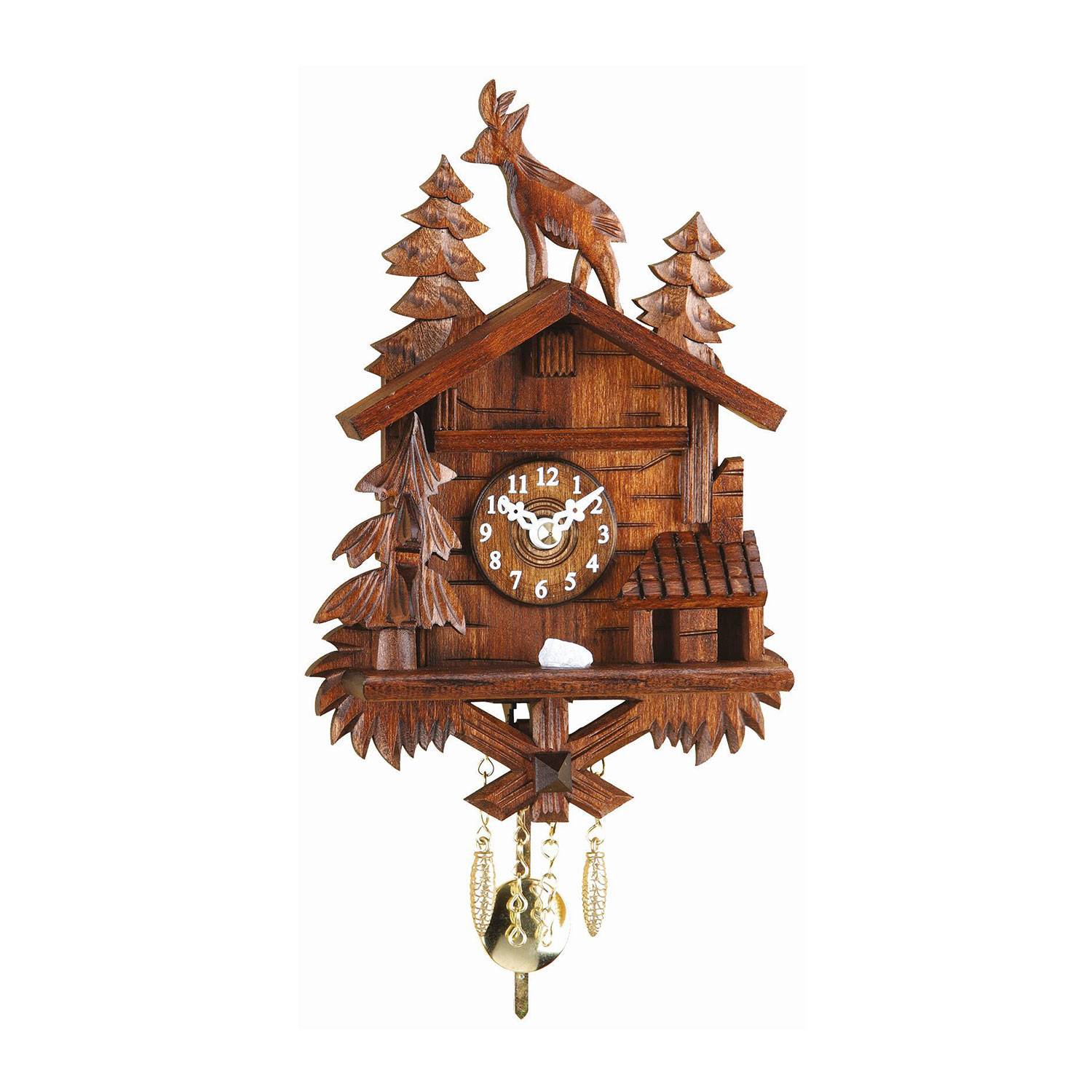 SELVA Kuckucksuhr Linachtal mit 12 Melodien und Kuckucksruf