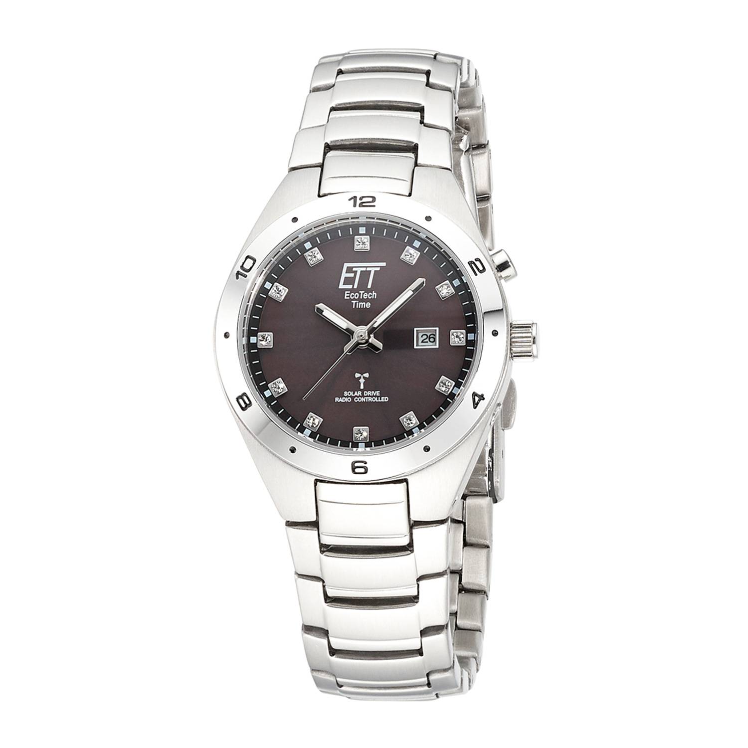 ETT Solar Drive Funk Altai Armbanduhr, Damen, inkl. Ladelampe, ELS-11442-21M