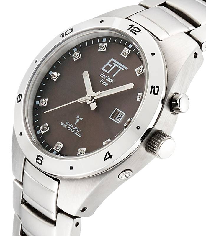 ETT Solar Drive Funk Altai Armbanduhr, Damen, inkl. Ladelampe, ELS-11442-21M
