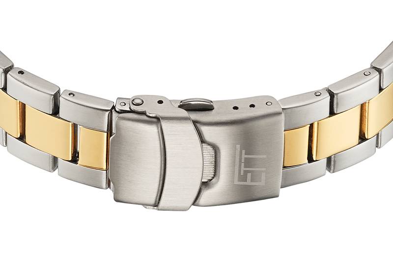 ETT Solar Drive Funk Gobi Armbanduhr, Herren, Edelstahl, EGS-11484-22M