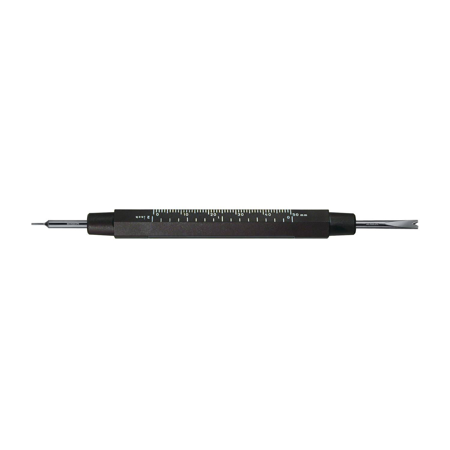 Bergeon 3153 Federstegwerkzeug, 0,8 mm Dorn-Durchmesser, 3,0 mm Schaufel