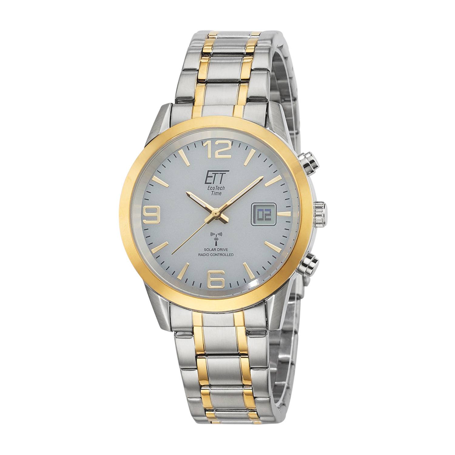 ETT Eco Tech Time Solar Drive Funk Basic Herrenuhr, EGS-11501-42M