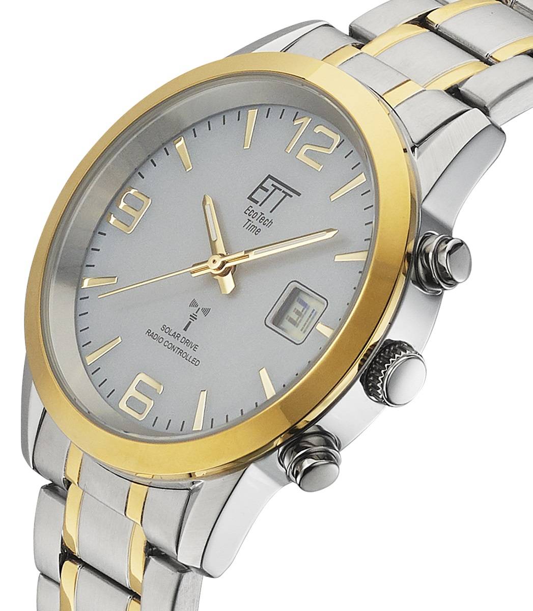 ETT Eco Tech Time Solar Drive Funk Basic Herrenuhr, EGS-11501-42M