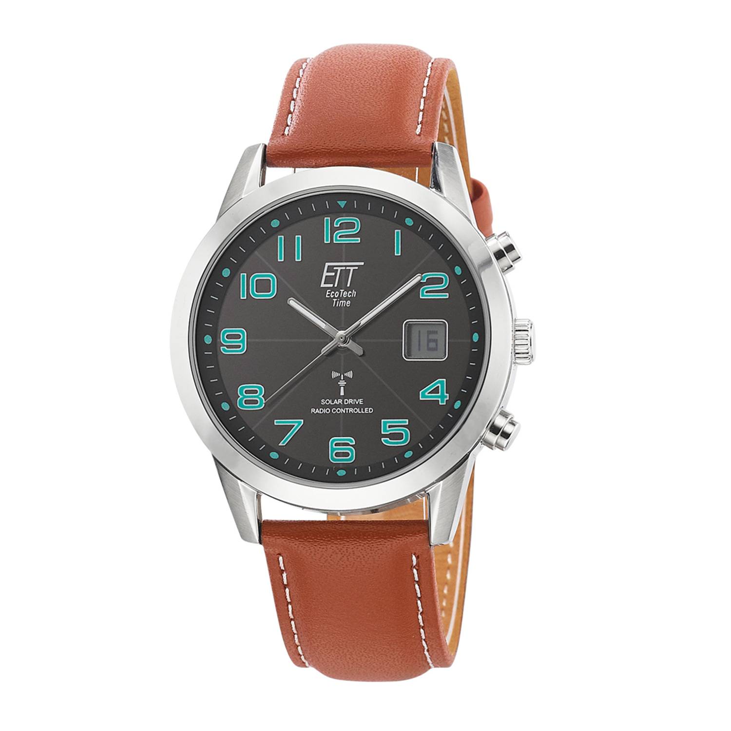 ETT Eco Tech Time Solar Drive Funk Basic Herrenuhr, EGS-11499-22L