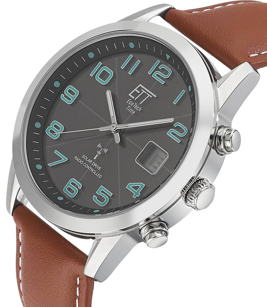 ETT Eco Tech Time Solar Drive Funk Basic Herrenuhr, EGS-11499-22L