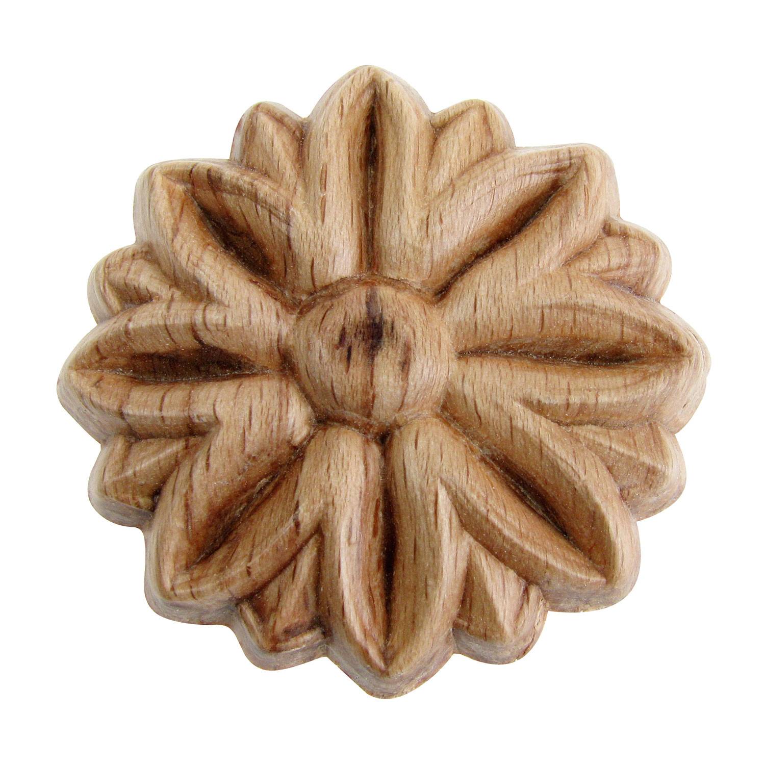 SELVA Zierteil Rosette Holz