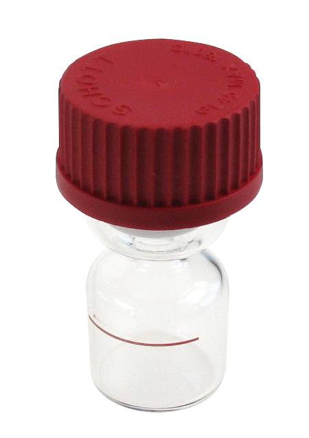 Bergeon 7066 Flasche, aus Glas, mit Tauchkorb, für Fixodrop, Uhrmacher