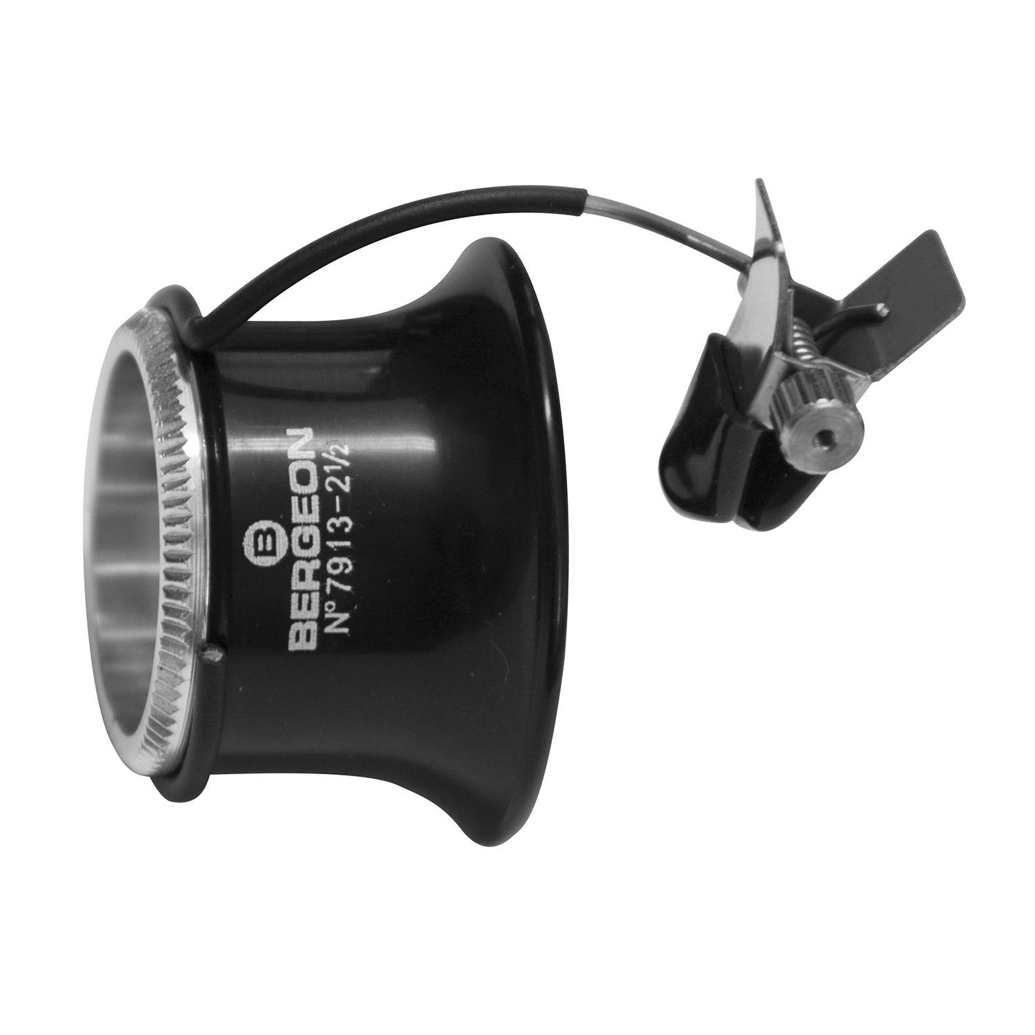 Bergeon 7913-4,0 Brillenlupe, 2,5x, mit Klammer, für Brillen, Uhrmacher