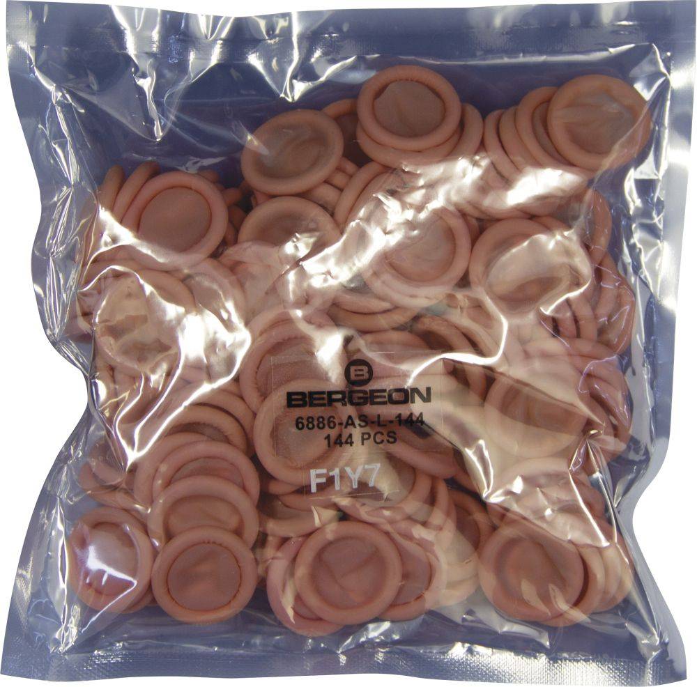 Bergeon 6886-AS-M-144 Fingerlinge, ungepudert, antistatisch, für Uhrmacher
