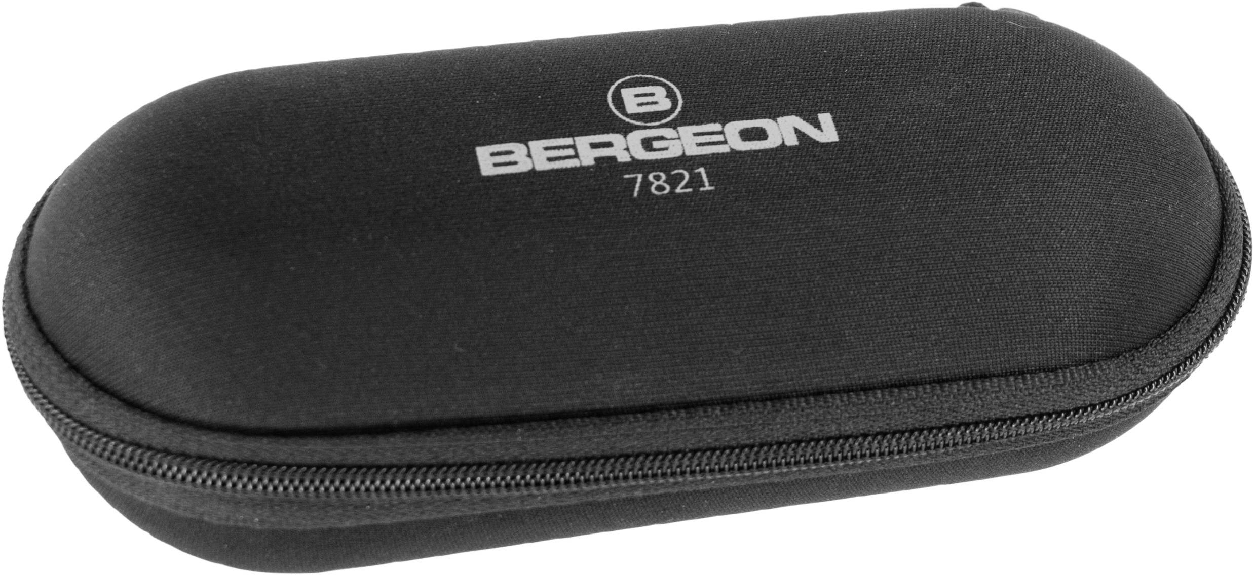 Bergeon 7821-TK1 Uhrmacher-Pflegeset, Armbandwechsel, mit Lupe, 4-teilig